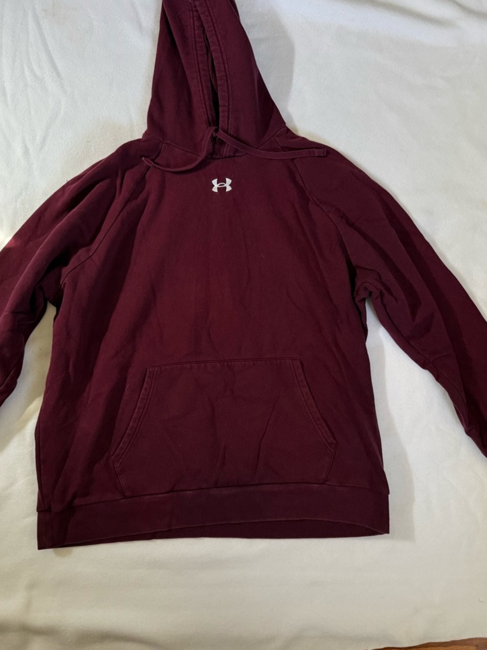 Under Armour Men's Maroon Hoodie Sweatshirt size 2XL